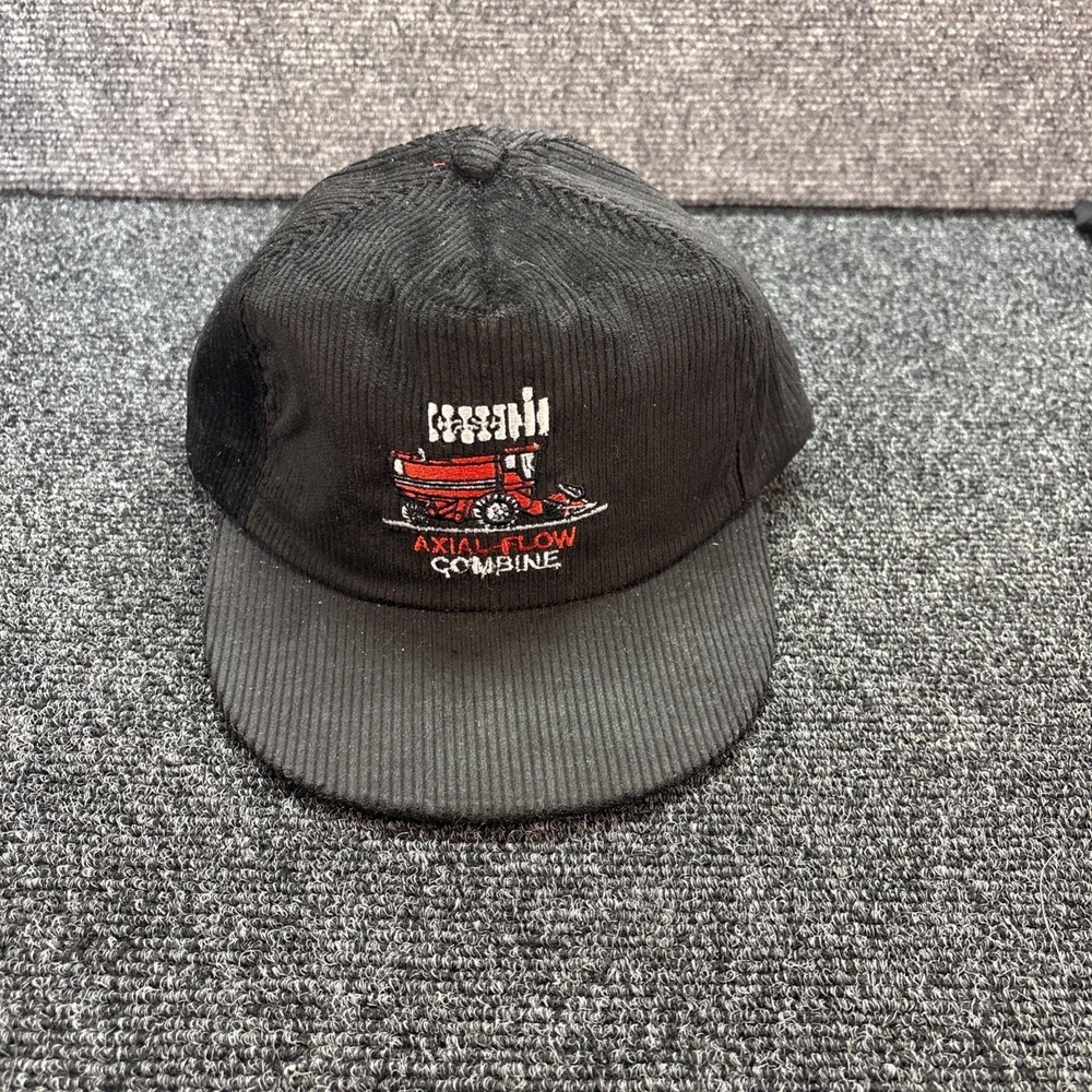 Case IH Axial Flow Combine Embroidered Logo Corduroy Trucker Hat SnapBack